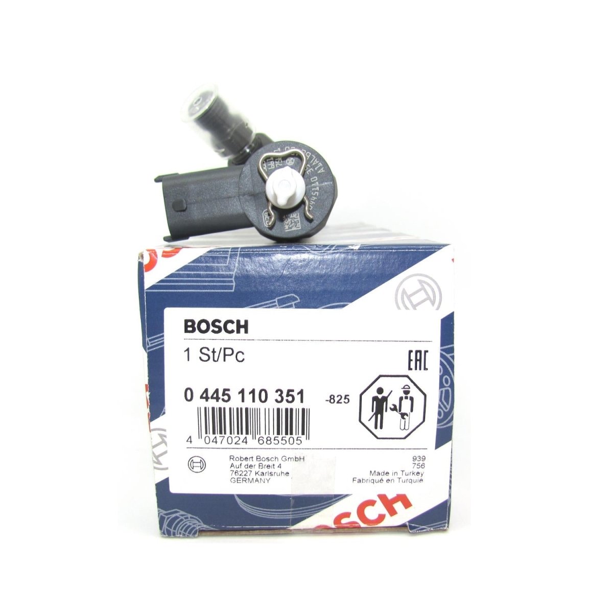 Inyector BOSCH 1.3 DOBLO PANDA QUBO CITY (1.5mm) - COMERCIAL CPR SPA - BOSCH - 0445110351